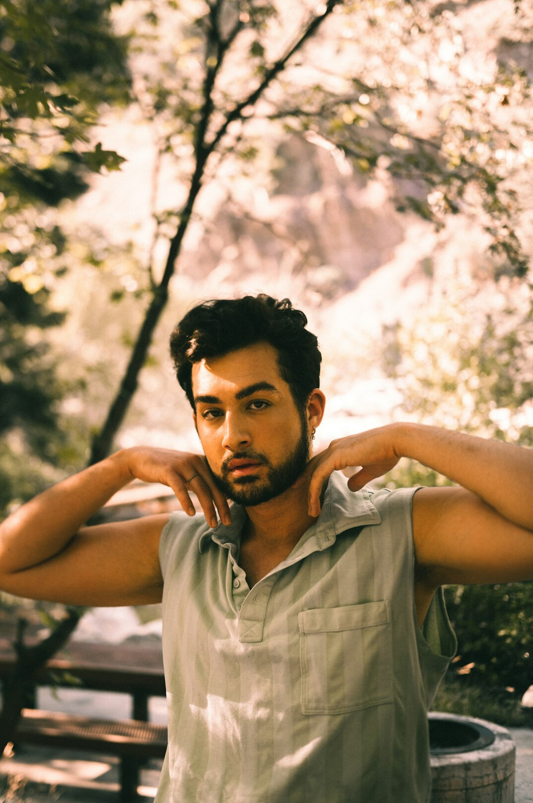 Portrait of a man in a shirt